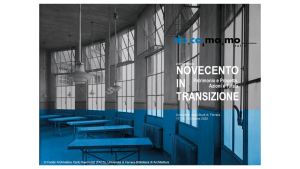 Novecento in transizione: dal 17 al 19 ottobre il Congresso di Docomomo Italia